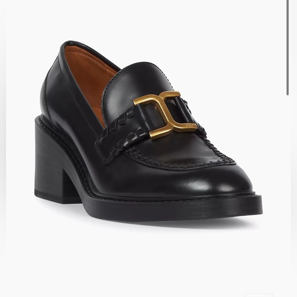 Chloe - Marcie Heeled Loafer - 38.5 - Picture 3 of 10